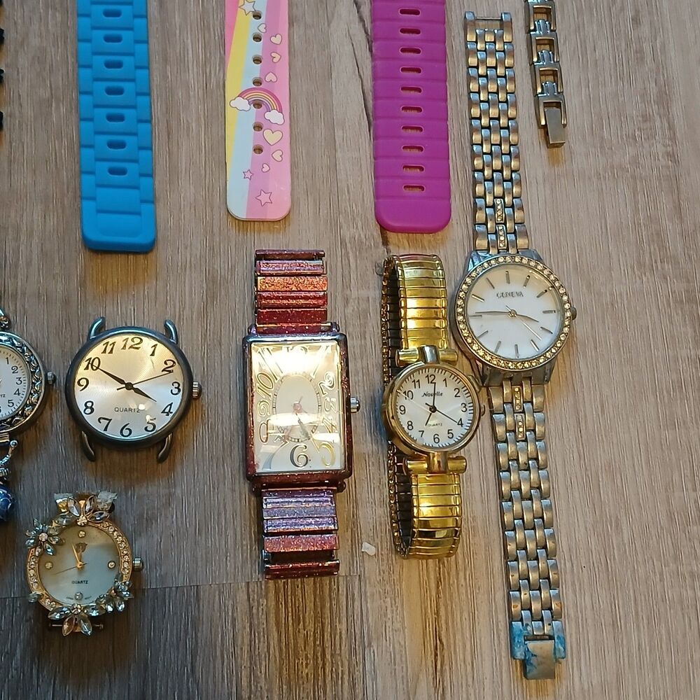 25+ Pc Watch Repair Lot VTech DX2 Timex Expedition Pulsar Art Steampunk Parts - Picture 2 of 10
